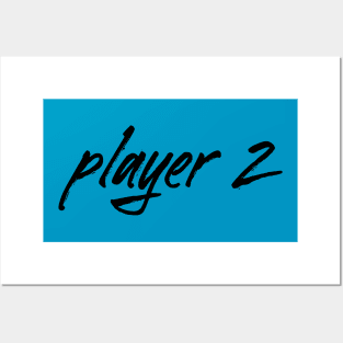 Player 2 Gamers Design Posters and Art